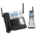 At&T Cordless Phone System, 4Line, Black/Silver SB67138